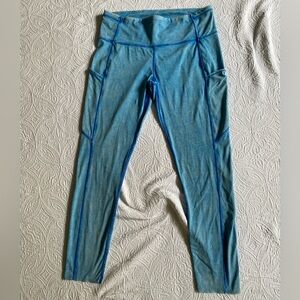 Lululemon Athletic Washed out Blue Leggings with Pockets